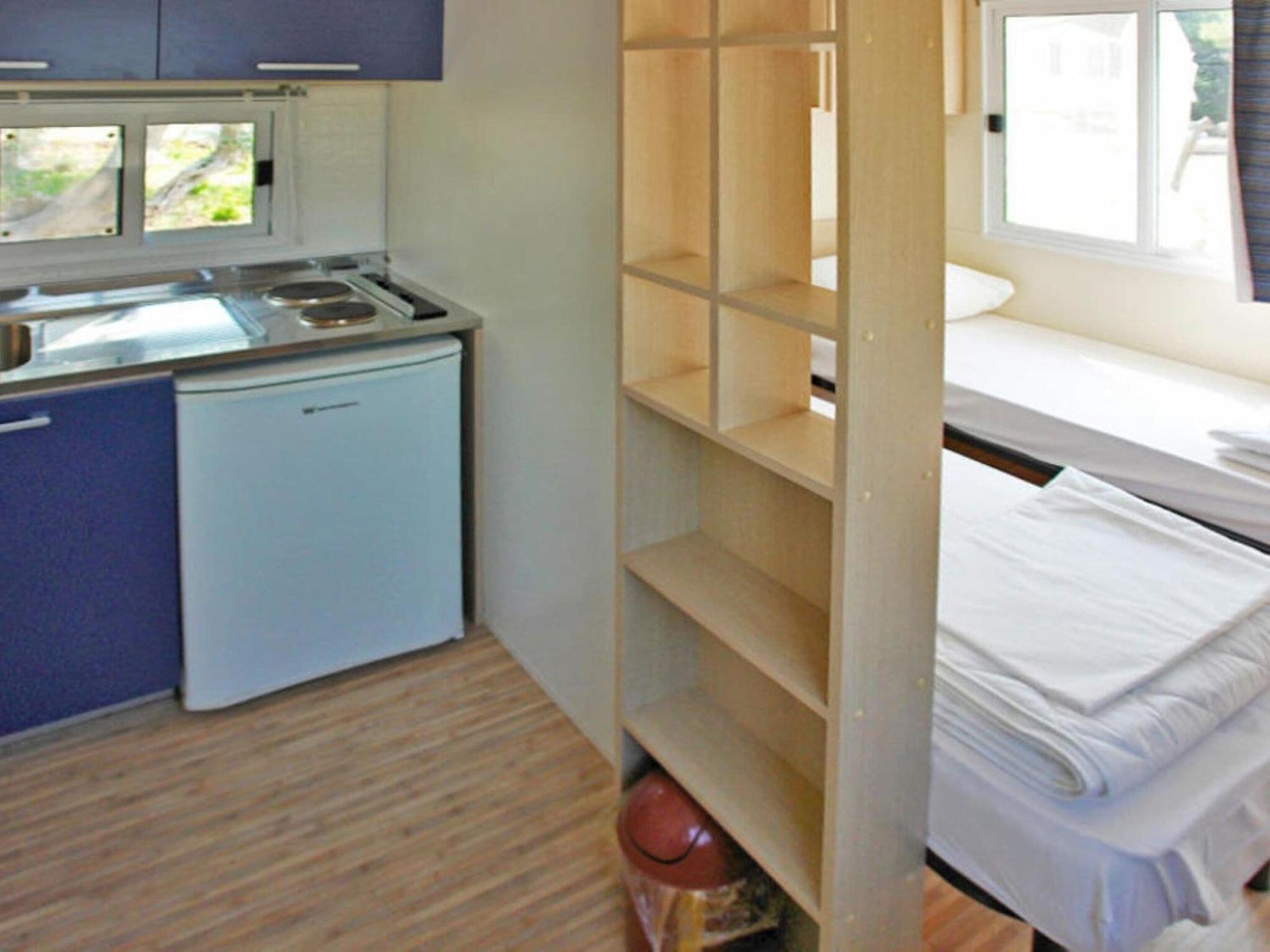 Mobile Homes In Camp Kovacine, Cres, With Long Pebble Beach Exteriör bild